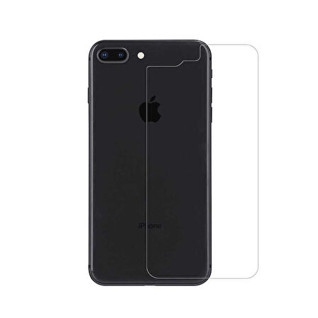Apple iPhone 8 Plus Uyumlu Back Maxi Glass Temperli Cam Arka Koruyucu