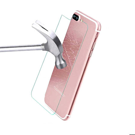 Apple iPhone 8 Plus Uyumlu Back Maxi Glass Temperli Cam Arka Koruyucu