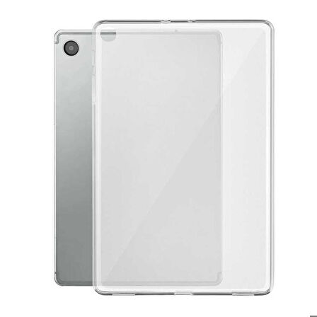Samsung Galaxy Tab A8 10.5 SM-X200 (2021) Uyumlu Tablet Kılıfı Şeffaf Süper Silikon Kapak
