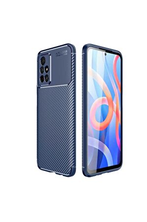 Xiaomi Poco M4 Pro 5G Uyumlu Kılıf Negro Silikon Kapak Lacivert