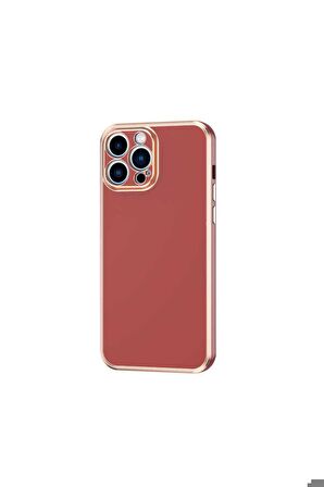 Apple iPhone 12 Pro Uyumlu Kılıf Bark Kapak Kahverengi