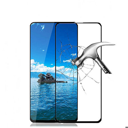 Xiaomi Poco F2 Pro Uyumlu Kenarları Kırılmaya Dayanıklı Cam Ekran Koruyucu