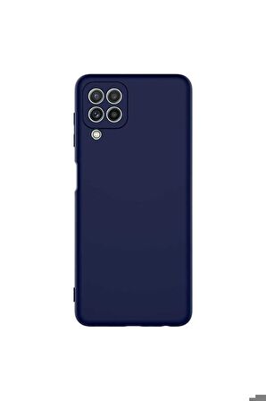 Samsung Galaxy M22 Uyumlu Kılıf Mara Lansman Kapak Lacivert