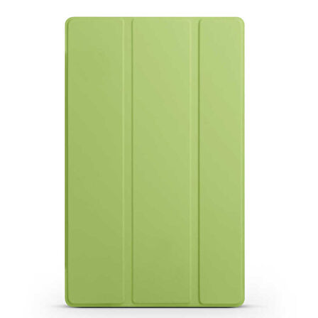 Lenovo M10 TB-X306F Gen.2 Uyumlu Tablet Kılıfı Smart Cover Standlı Akıllı Kılıf Yeşil