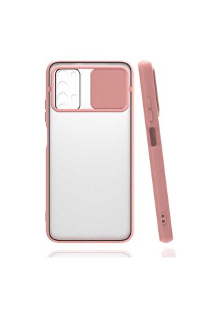 Xiaomi Poco M3 Uyumlu Kılıf Lensi Kapak Pembe Açık