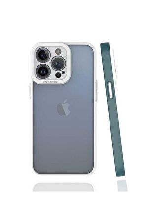 Apple iPhone 13 Pro Uyumlu Kılıf Mima Kapak Koyu Yeşil