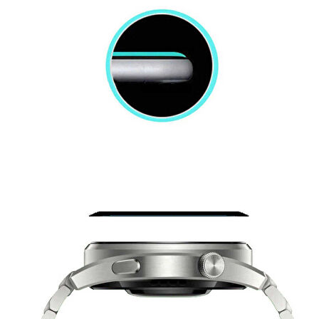 Huawei Watch 3 Pro Uyumlu Pmma Pet Saat Ekran Koruyucu