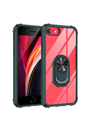 Apple iPhone SE 2022 Uyumlu Kılıf Mola Kapak Yeşil