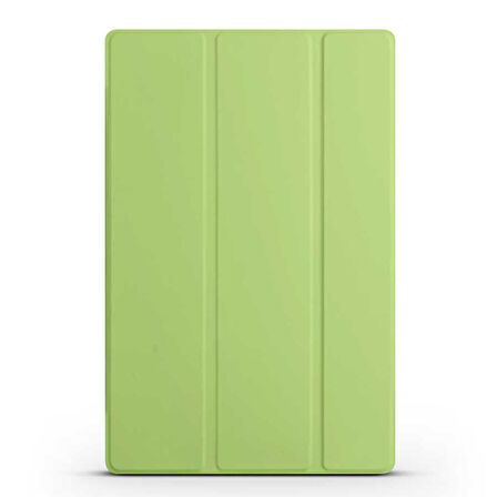 Samsung Galaxy Tab A8 10.5 X200 (2021) Uyumlu Tablet Kılıfı Smart Cover Standlı Kılıf Yeşil