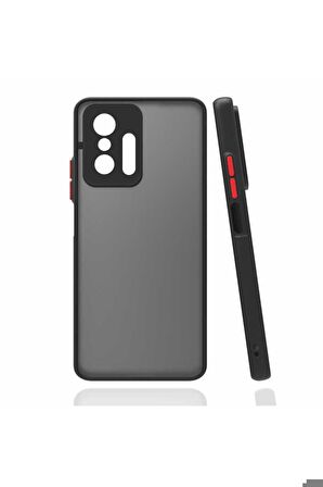 Xiaomi Mi 11T 5G Uyumlu Kılıf Hux Kapak Siyah