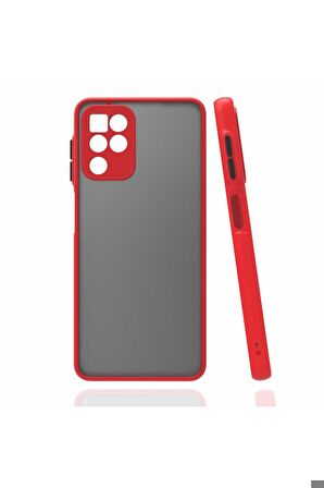 Samsung Galaxy M22 Uyumlu Kılıf Hux Kapak Kırmızı