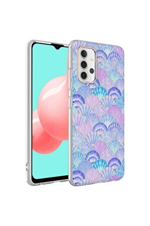 Samsung Galaxy A32 4G Uyumlu Kılıf Bella Kapak Lila