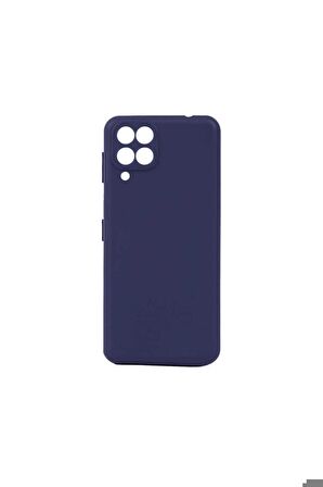 Samsung Galaxy M33 Uyumlu Kılıf Biye Silikon Lacivert