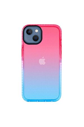 Apple iPhone 13 Uyumlu Kılıf Renkli Punto Kapak