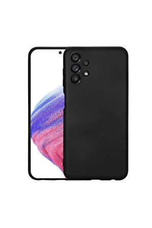 Samsung Galaxy A13 4G Uyumlu Kılıf Mara Lansman Kapak Siyah