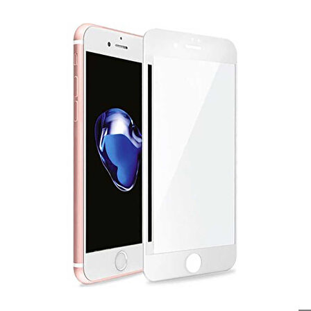 Apple iPhone 7 Plus Uyumlu Davin Mat Seramik Ekran Koruyucu Beyaz