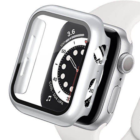 Apple Watch 42 Mm Uyumlu Kasa Ve Ekran Koruyucu Sert Silikon Renkli 360 Sert Pc Gard 07