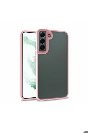 Samsung Galaxy S22 Plus Uyumlu Kılıf Flora Kapak Rose Gold