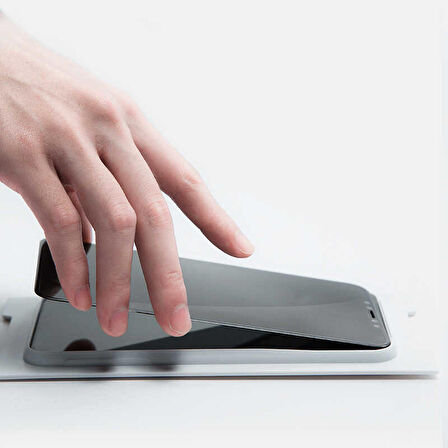 Apple iPhone 12 Pro Max Uyumlu Davin 5D Privacy Cam Ekran Koruyucu