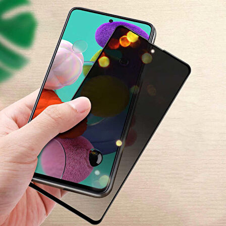 Samsung Galaxy A73 Uyumlu Davin 5D Privacy Cam Ekran Koruyucu