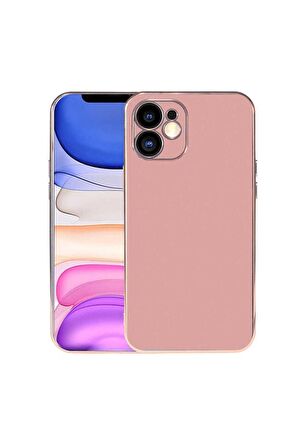 Apple iPhone 11 Uyumlu Kılıf Viyana Kapak Rose Gold