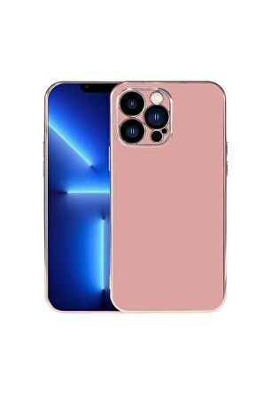 Apple iPhone 13 Pro Uyumlu Kılıf Viyana Kapak Rose Gold