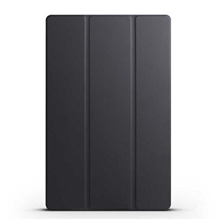 Samsung Galaxy Tab S8 Ultra SM-X900 Uyumlu Tablet Kılıfı Smart Cover Standlı Kılıf Siyah