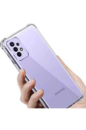 Samsung Galaxy A53 5G Uyumlu Kılıf Kamera Korumalı Nitro Anti Shock Silikon