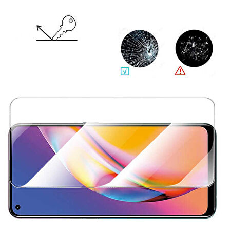 Oppo A76 Uyumlu Maxi Glass Temperli Cam Ekran Koruyucu