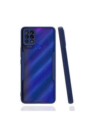 Tecno Pova Uyumlu Kılıf Parfe Kapak Lacivert