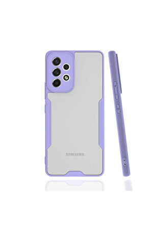 Samsung Galaxy A33 5G Uyumlu Kılıf Parfe Kapak Lila