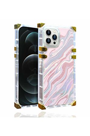 Apple iPhone 13 Pro Uyumlu Kılıf Ples Kapak Pembe