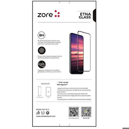 Apple iPhone 13 Pro Max Uyumlu Etnaa Cam Ekran Koruyucu