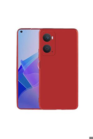 Oppo A76 Uyumlu Kılıf Premier Silikon Kapak Kırmızı