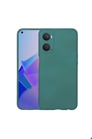 Oppo A76 Uyumlu Kılıf Mara Lansman Kapak Koyu Yeşil