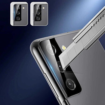 Samsung Galaxy S21 Uyumlu 3D Kamera Camı
