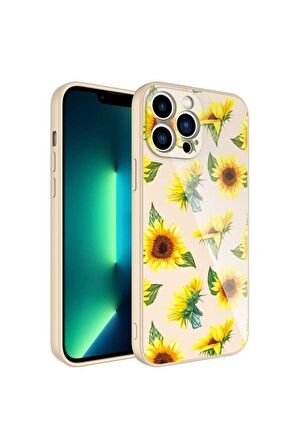 Apple iPhone 12 Pro Max Uyumlu Kılıf Kamera Korumalı Desenli Sert Silikon Epoksi Kapak NO2