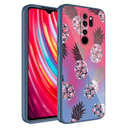 Xiaomi Redmi Note 8 Pro Uyumlu Kılıf Kamera Korumalı Desenli Sert Silikon Epoksi Kapak NO3