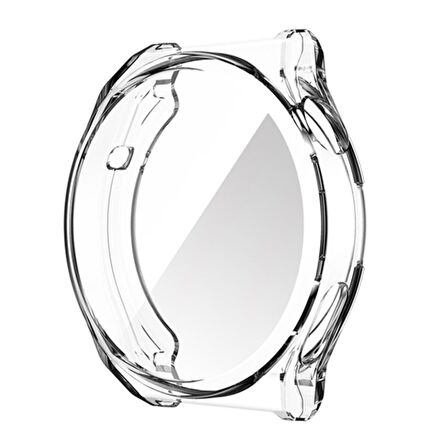 Huawei Watch GT 3 Pro 46 Mm Kasa Koruyucu Silikon Darbe Emici Koruma Silikon Ekran Koruyucu Gard 02 Renksiz