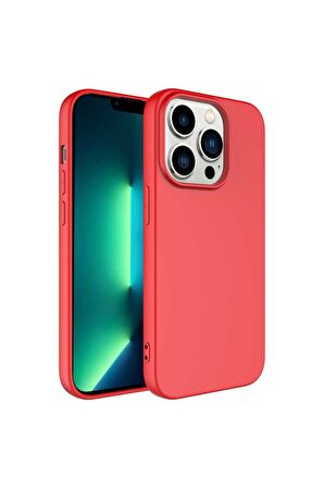 Apple iPhone 14 Pro Max Uyumlu Kılıf Mara Lansman Kapak Kırmızı