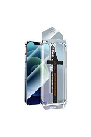 Apple iPhone 11 Uyumlu Süper Fast Anti-Dust Toz Önleyici Temperli Ekran Koruyucu