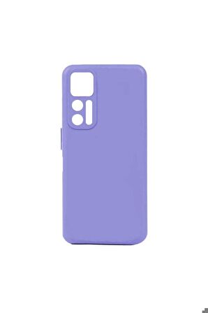 TCL 30 Plus Uyumlu Kılıf Biye Silikon Lila