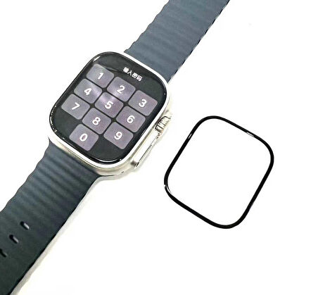 Apple Watch Ultra 49 Mm Uyumlu Pmma Pet Saat Ekran Koruyucu