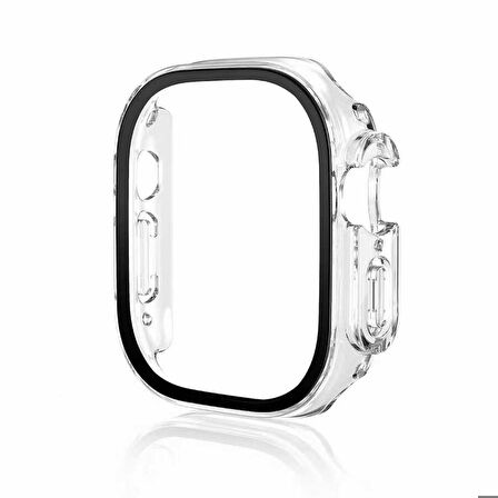 Apple Watch Ultra 49 Mm Uyumlu Şeffaf Kasa ve Ekran Koruyucu Watch Gard 21
