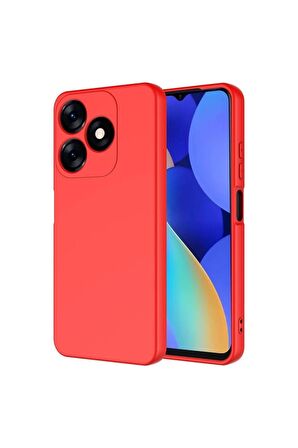 Tecno Spark 10C Uyumlu Kılıf Mara Lansman Kapak Kırmızı