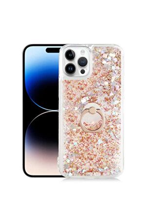 Apple iPhone 14 Pro Max Uyumlu Kılıf Milce Kapak Gold