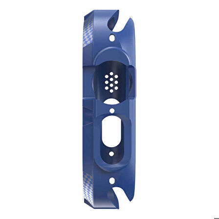 Apple Watch Ultra 49 Mm Uyumlu Carbon Kasa Koruyucu Darbe Emici Tasarım Protective Tam Koruma Gard17 Mavi