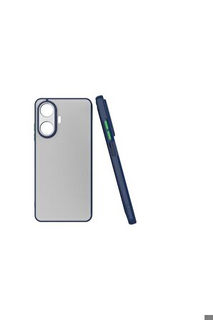 Realme C55 Uyumlu Kılıf Hux Kapak Lacivert