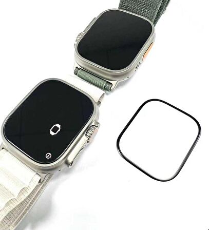 Apple Watch Ultra 49 Mm Uyumlu Pmma - Cam Saat Ekran Koruyucu