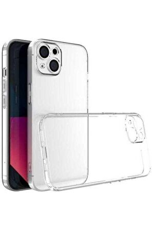 Apple iPhone 13 Uyumlu Kılıf Şeffaf Sert PC Vayt Kapak